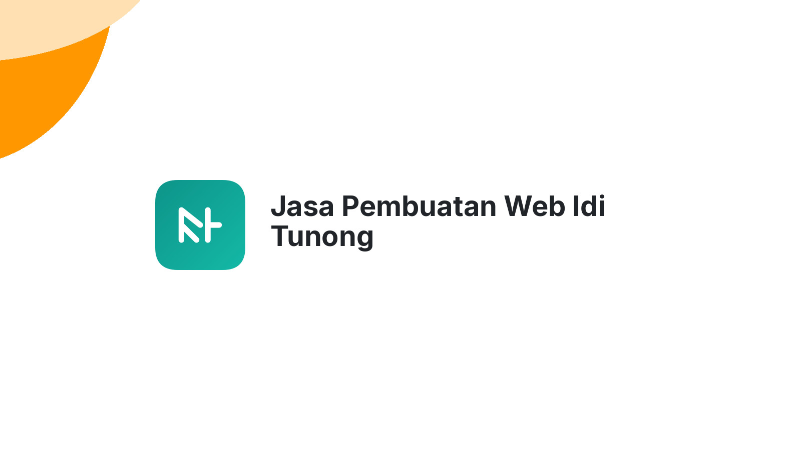Jasa Pembuatan Web Idi Tunong