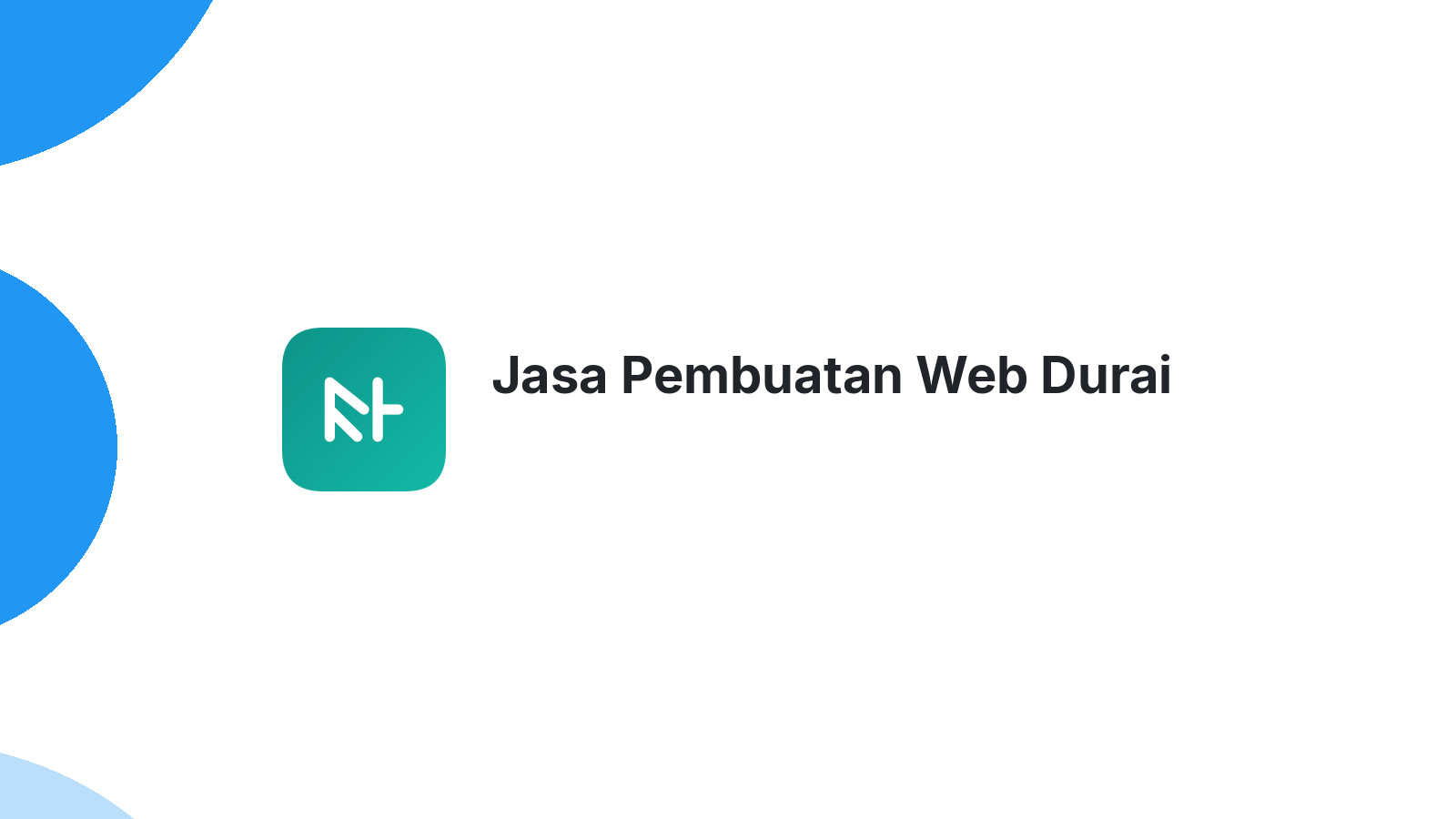 Jasa Pembuatan Web Durai