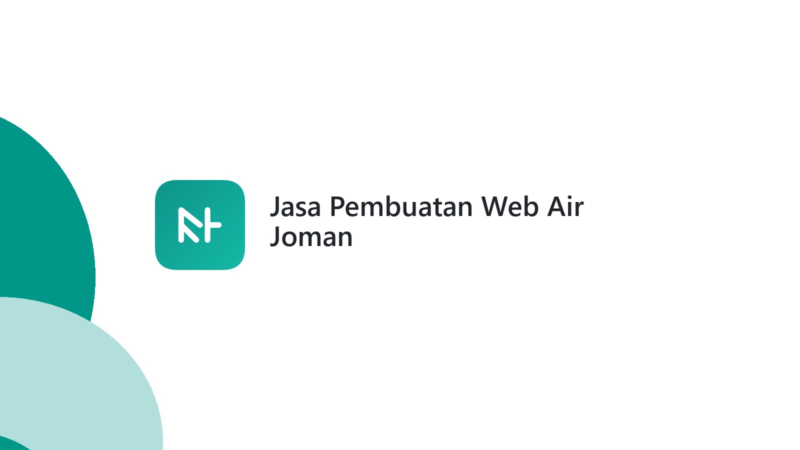 Jasa Pembuatan Web Air Joman
