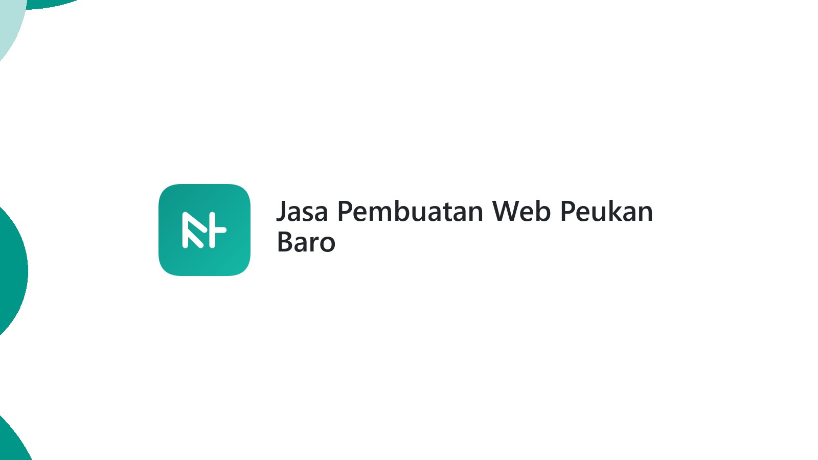 Jasa Pembuatan Web Peukan Baro