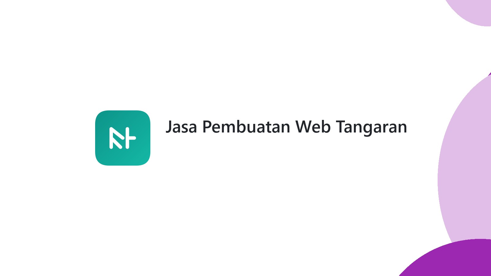 Jasa Pembuatan Web Tangaran
