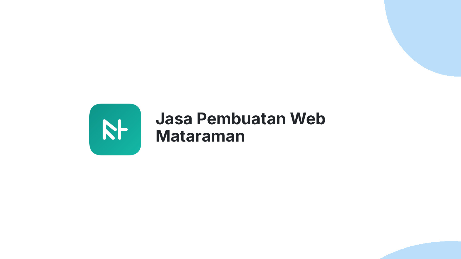 Jasa Pembuatan Web Mataraman