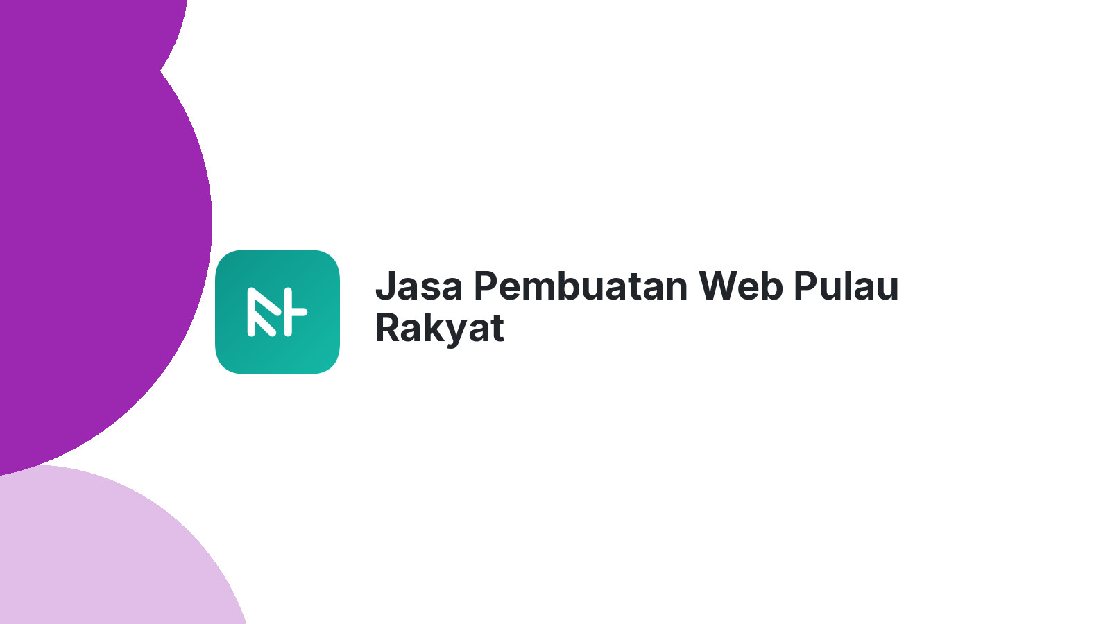 Jasa Pembuatan Web Pulau Rakyat