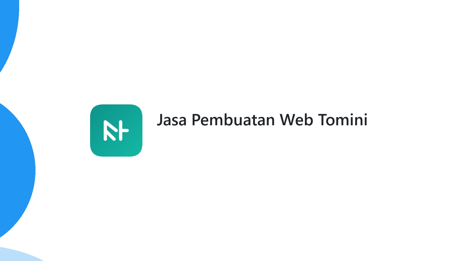 Jasa Pembuatan Web Tomini