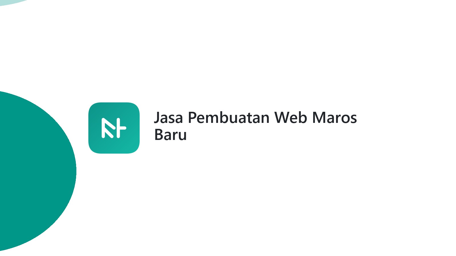Jasa Pembuatan Web Maros Baru