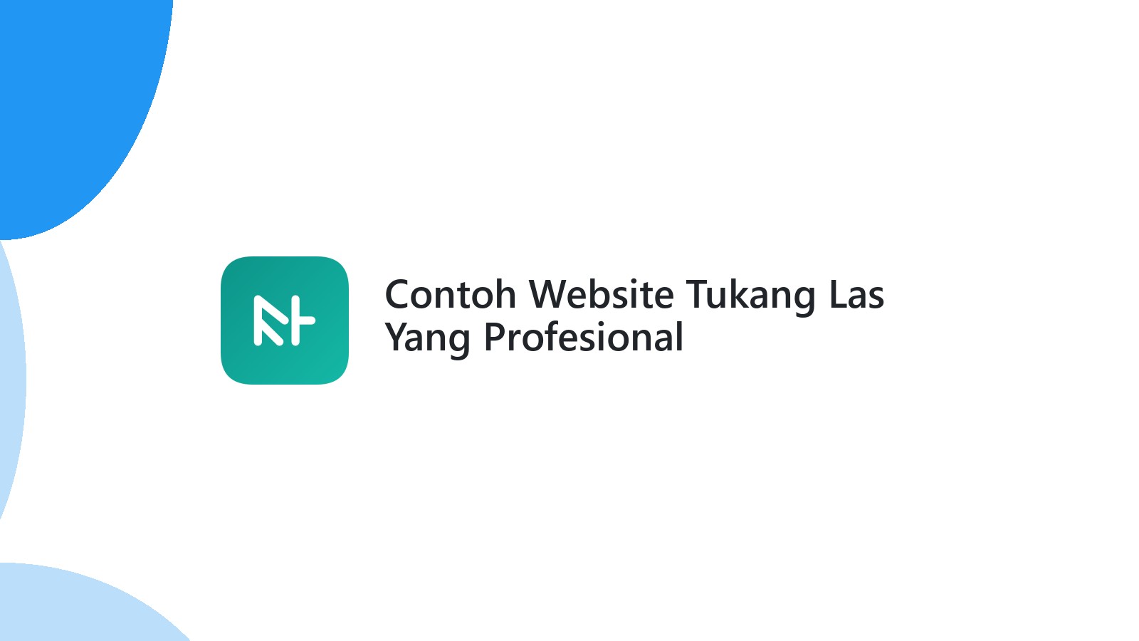 Contoh Website Tukang Las Yang Profesional