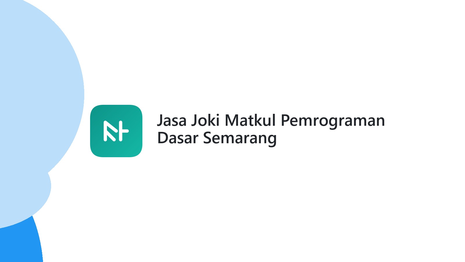 Jasa Joki Matkul Pemrograman Dasar Semarang