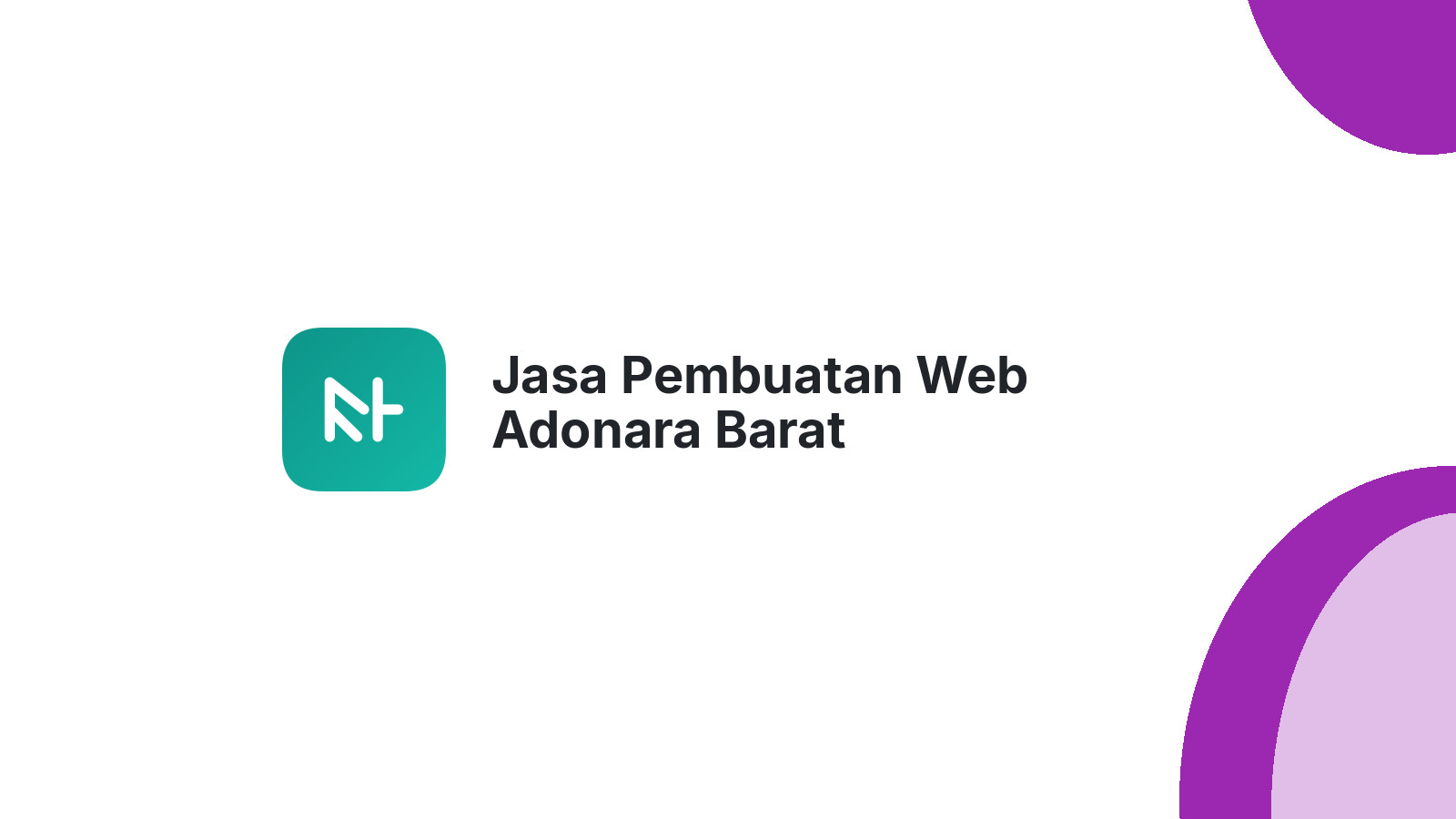 Jasa Pembuatan Web Adonara Barat