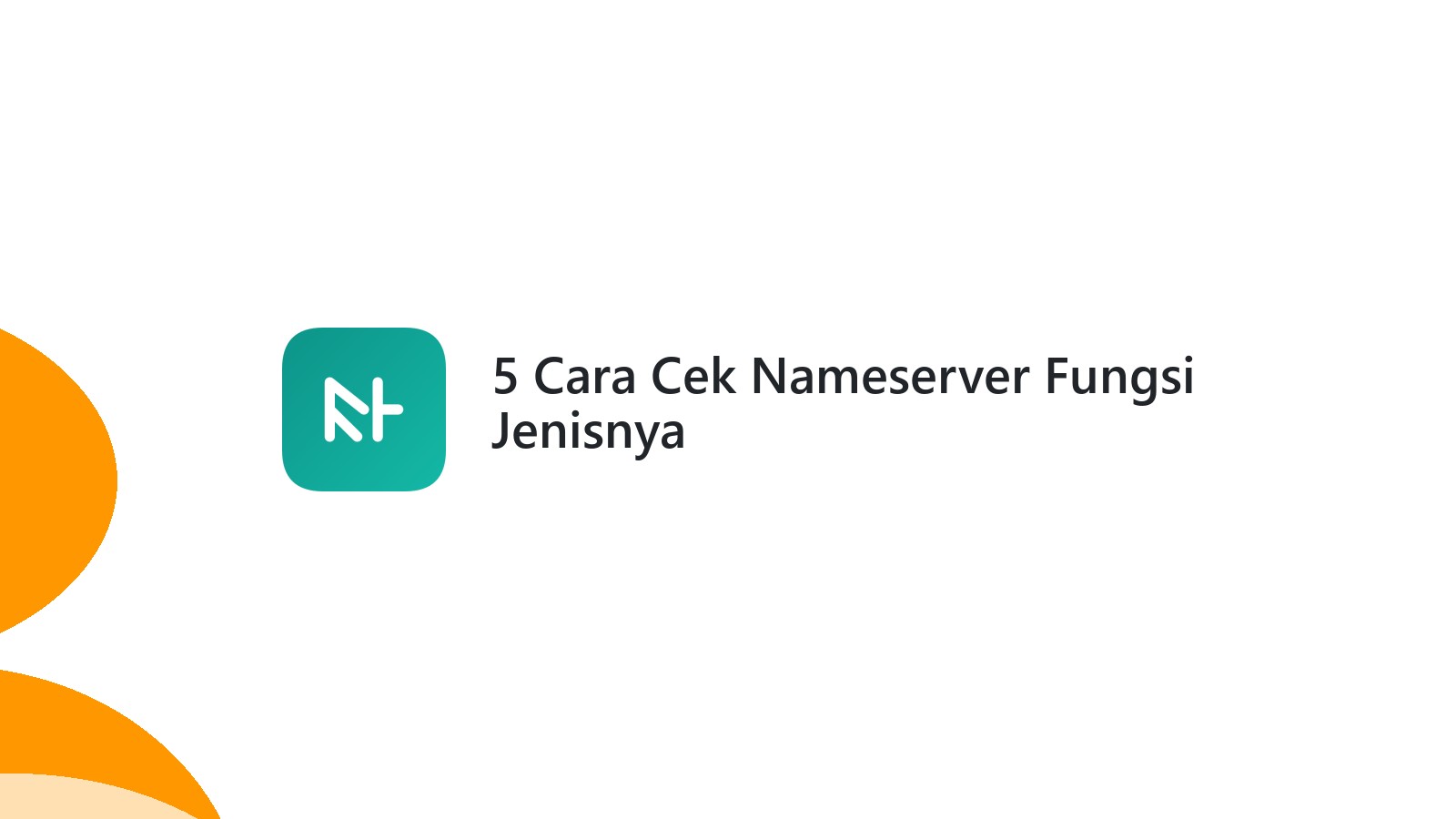 5 Cara Cek Nameserver Fungsi Jenisnya
