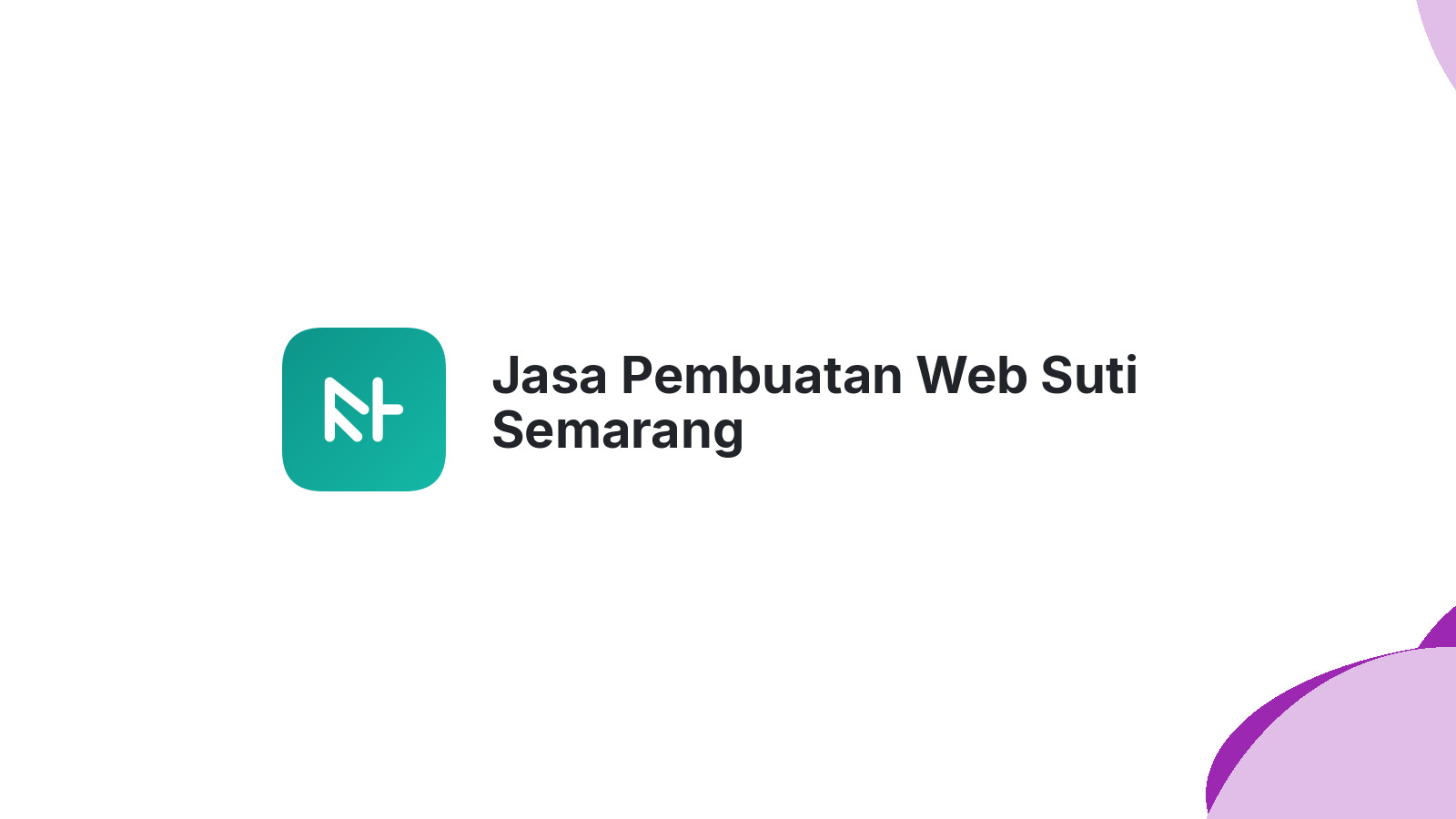 Jasa Pembuatan Web Suti Semarang