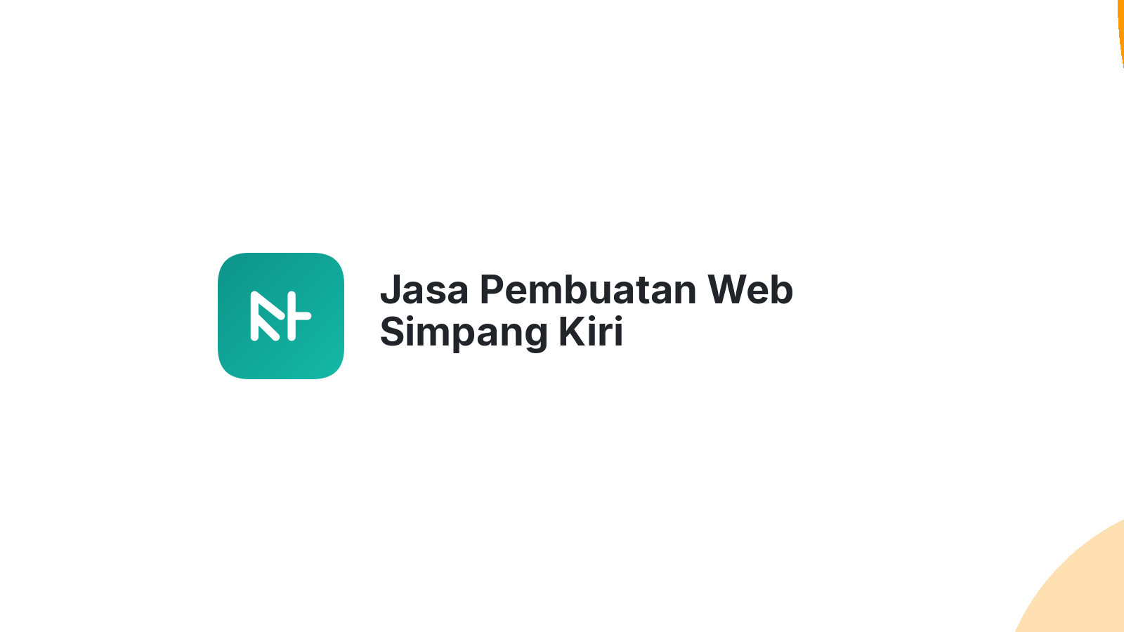 Jasa Pembuatan Web Simpang Kiri