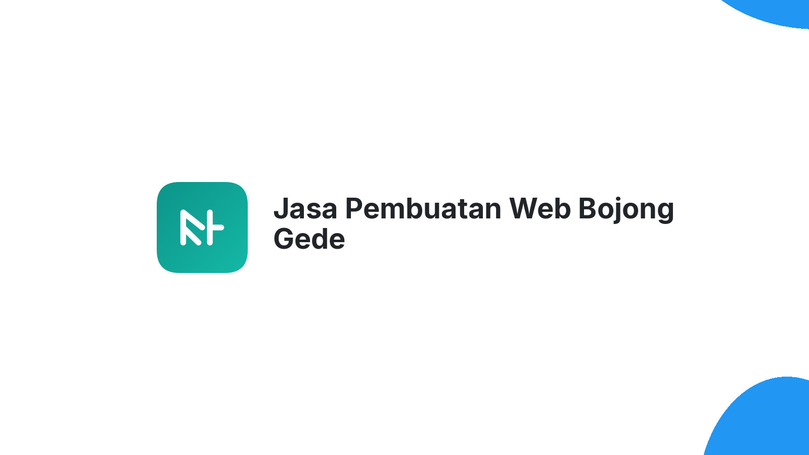 Jasa Pembuatan Web Bojong Gede