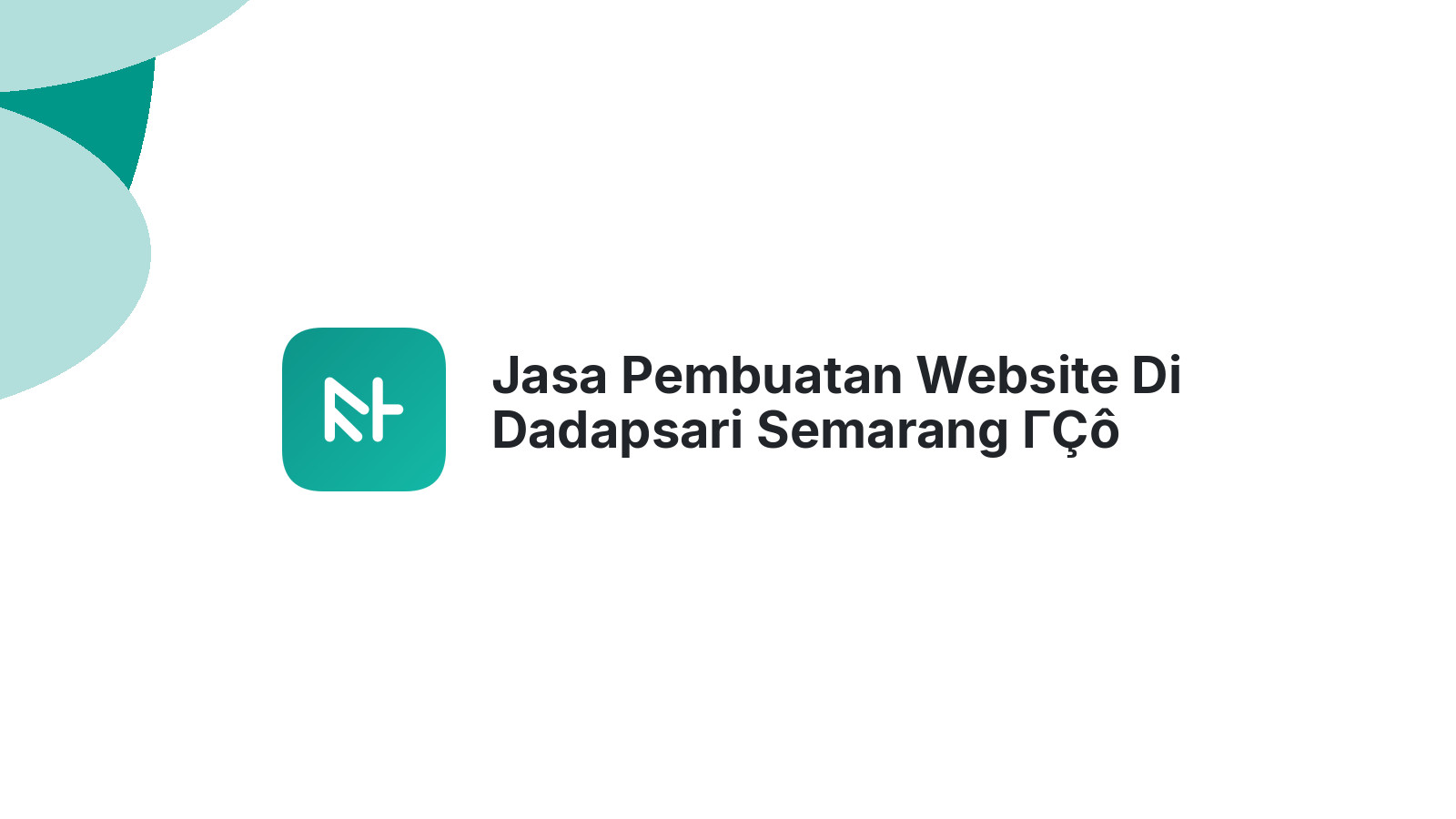 Jasa Pembuatan Website Di Dadapsari Semarang ΓÇô Web Modern Dan Cepat