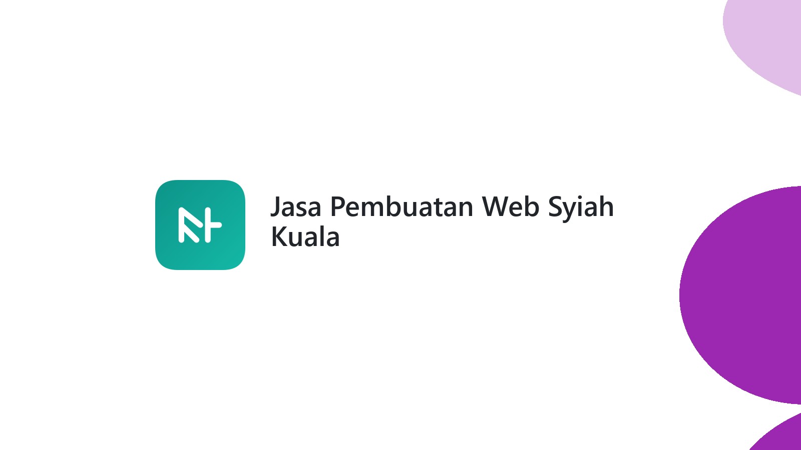 Jasa Pembuatan Web Syiah Kuala