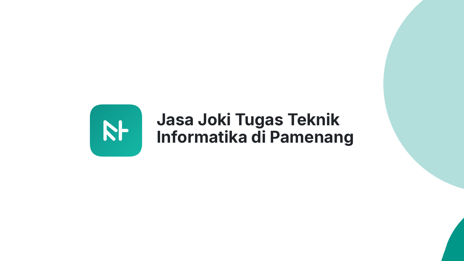 Jasa Joki Tugas Teknik Informatika di Pamenang Selatan
