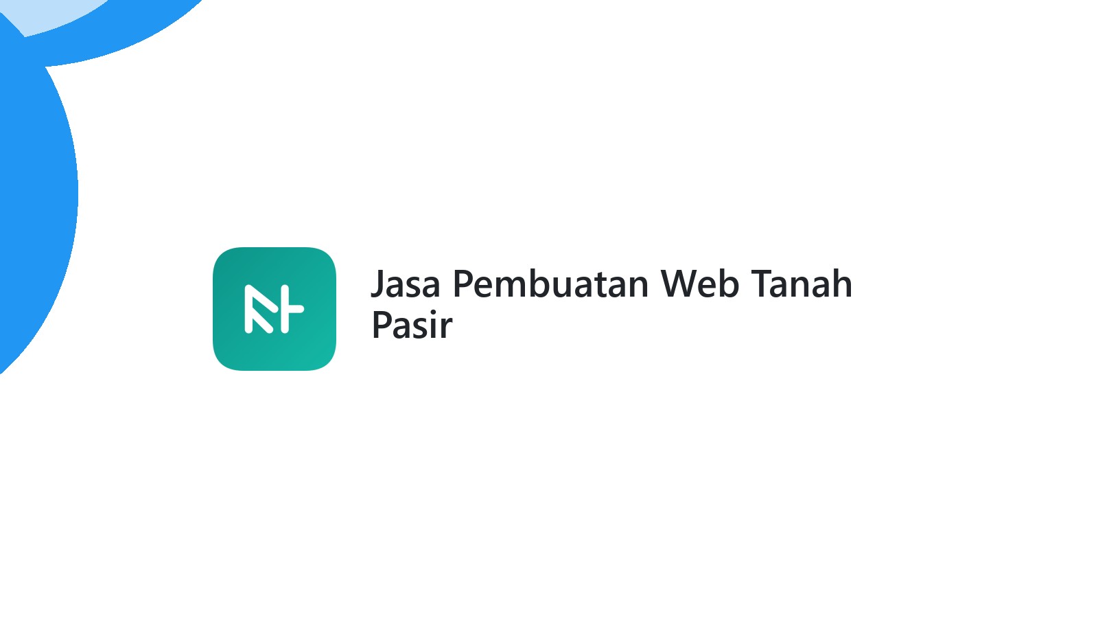Jasa Pembuatan Web Tanah Pasir