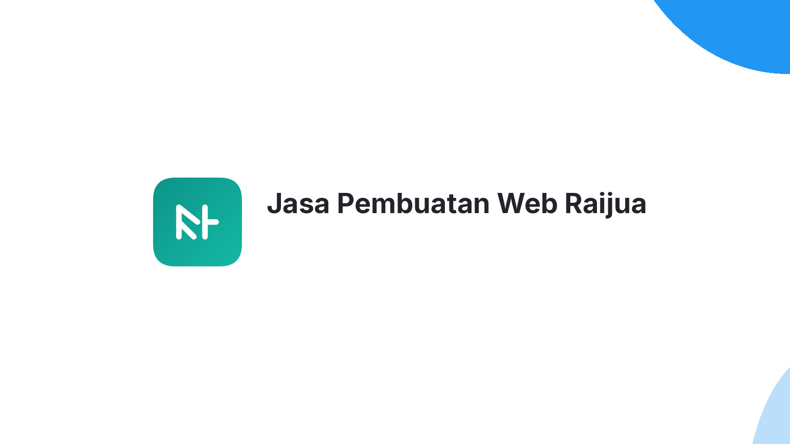 Jasa Pembuatan Web Raijua
