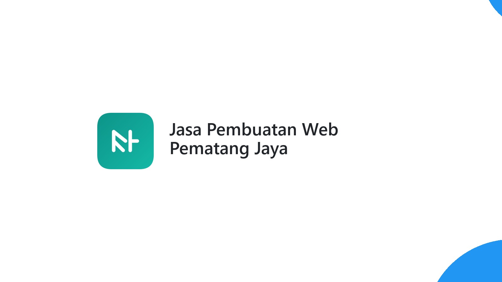 Jasa Pembuatan Web Pematang Jaya