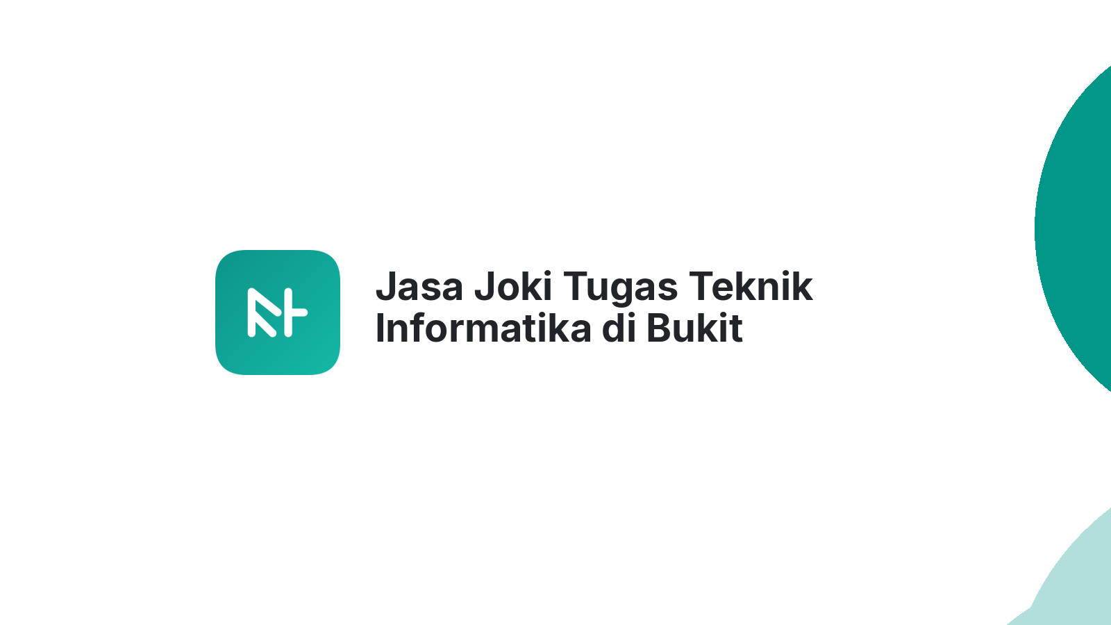 Jasa Joki Tugas Teknik Informatika di Bukit Malintang