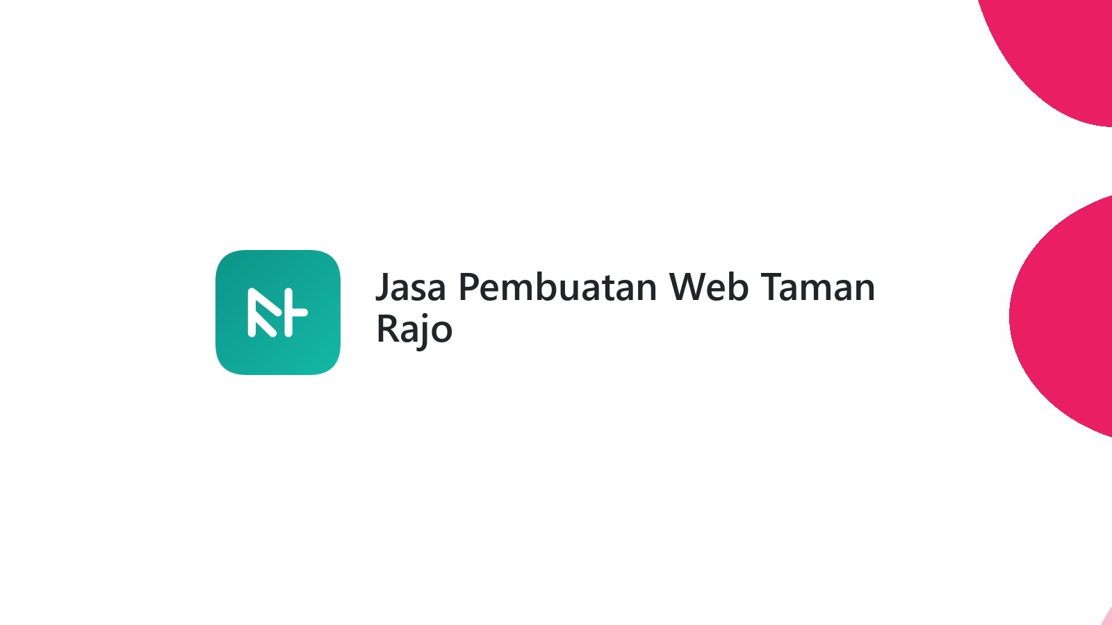 Jasa Pembuatan Web Taman Rajo