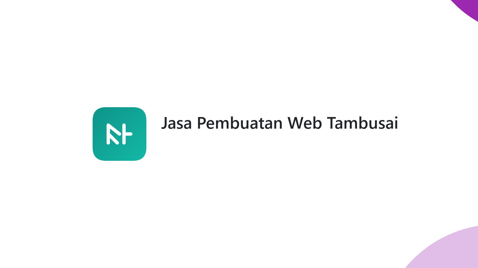 Jasa Pembuatan Web Tambusai