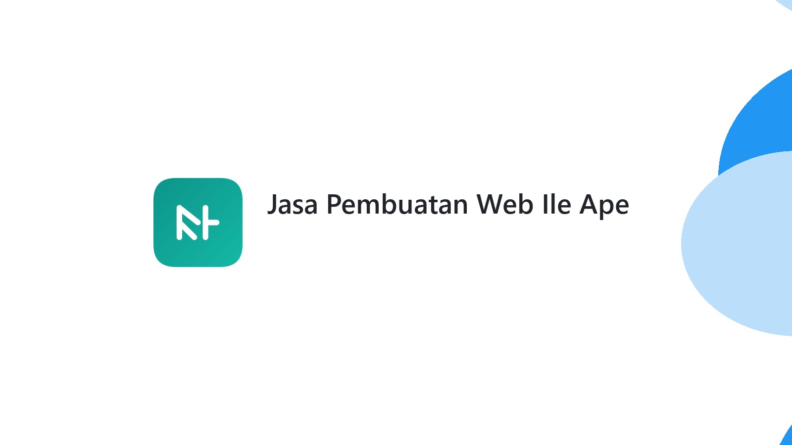 Jasa Pembuatan Web Ile Ape