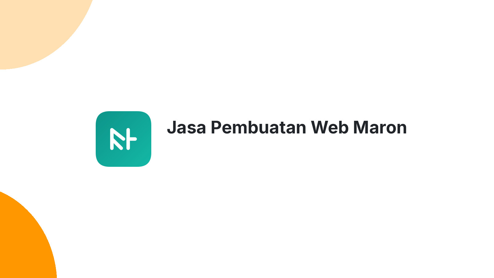 Jasa Pembuatan Web Maron
