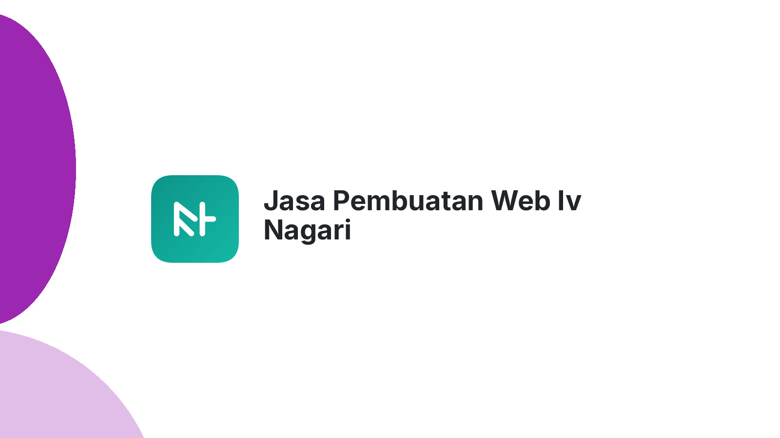 Jasa Pembuatan Web Iv Nagari