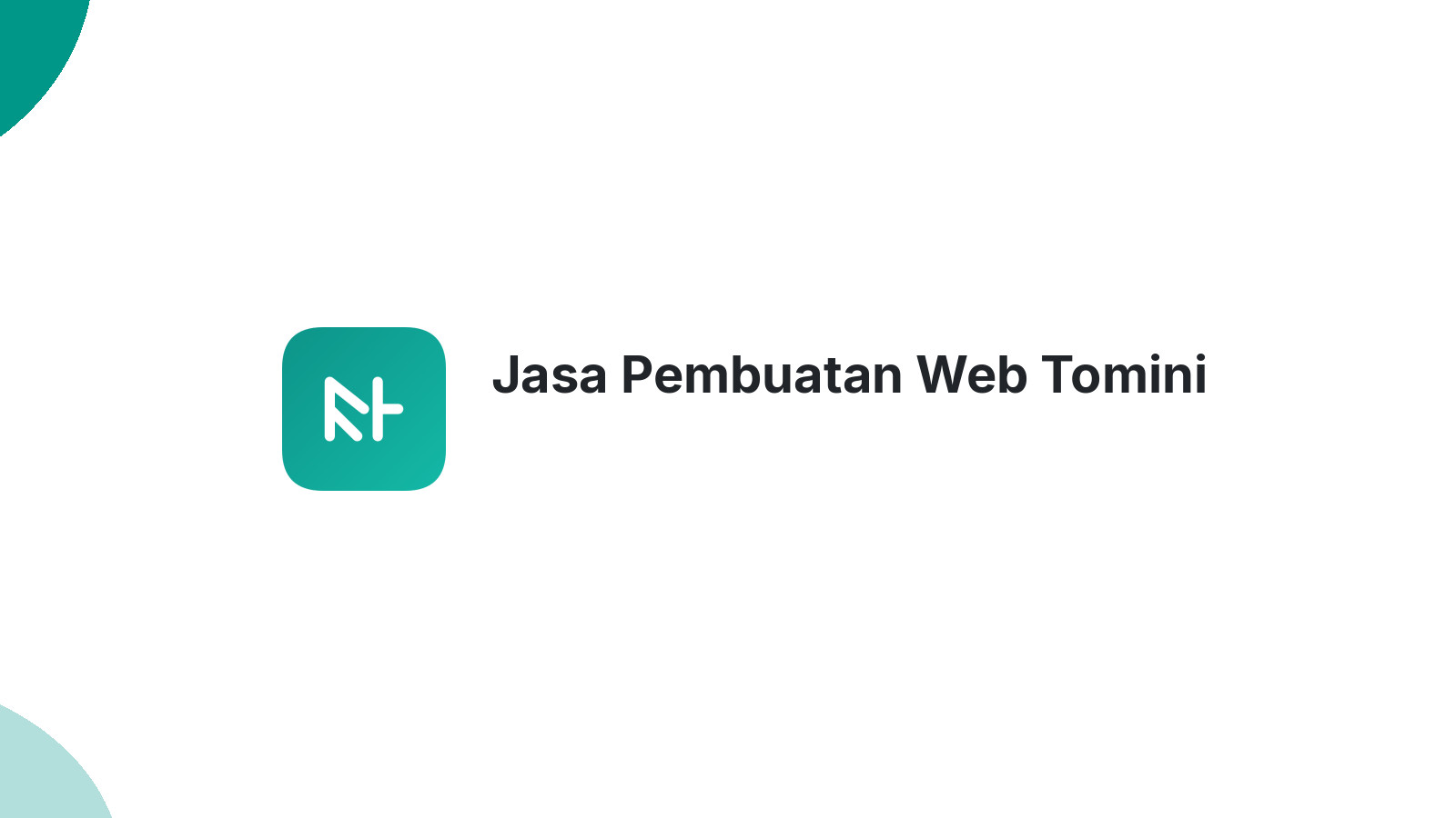 Jasa Pembuatan Web Tomini