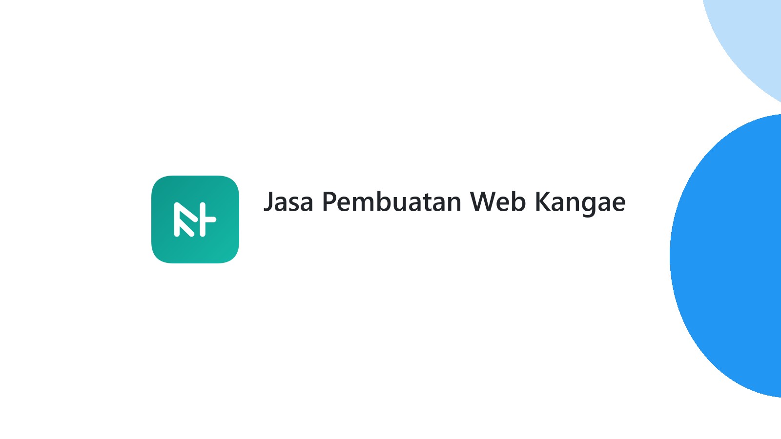 Jasa Pembuatan Web Kangae