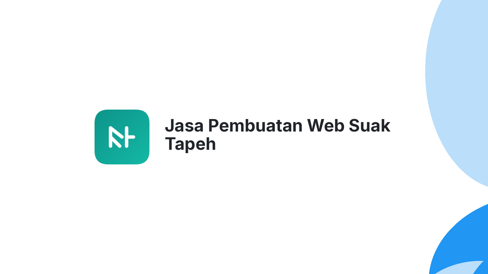 Jasa Pembuatan Web Suak Tapeh