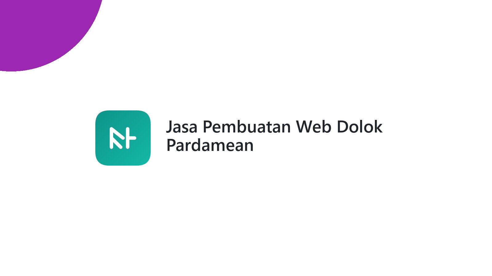 Jasa Pembuatan Web Dolok Pardamean