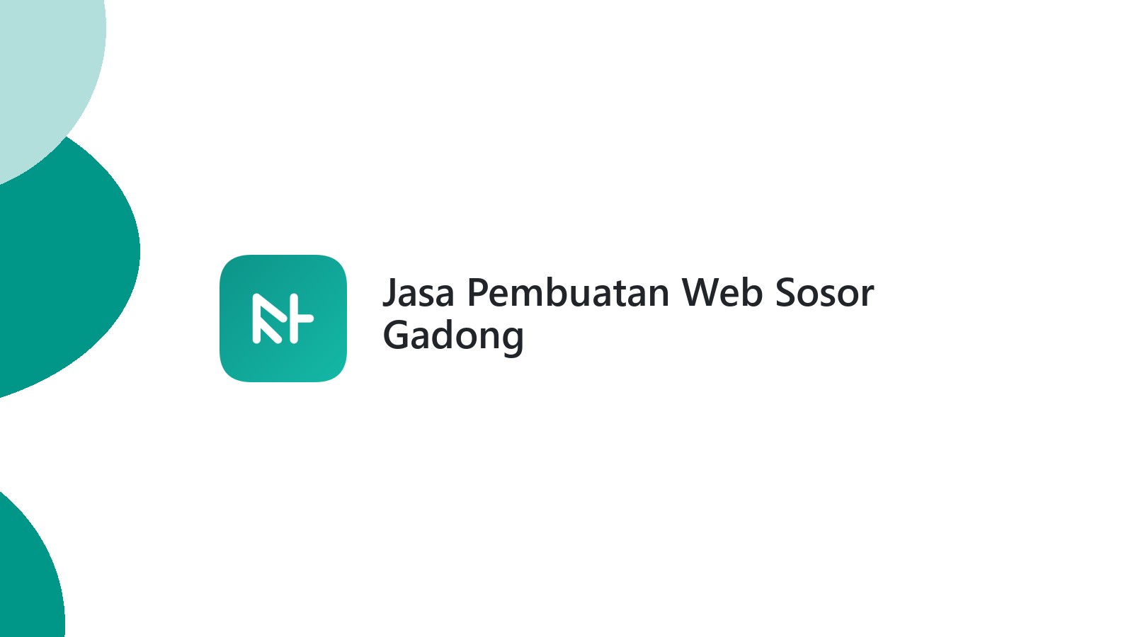 Jasa Pembuatan Web Sosor Gadong