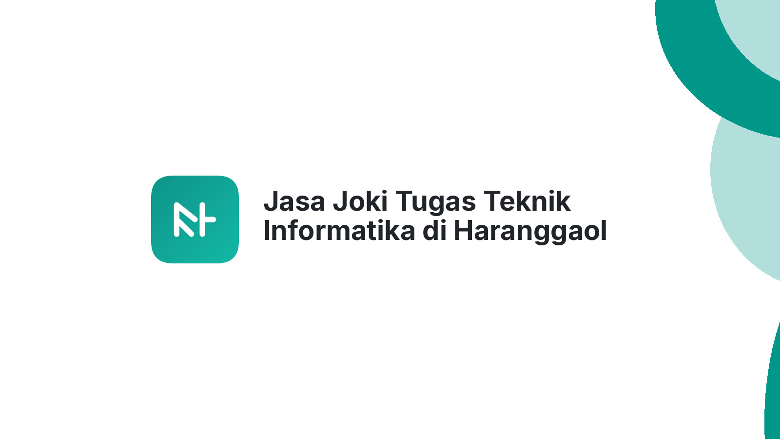 Jasa Joki Tugas Teknik Informatika di Haranggaol Horison