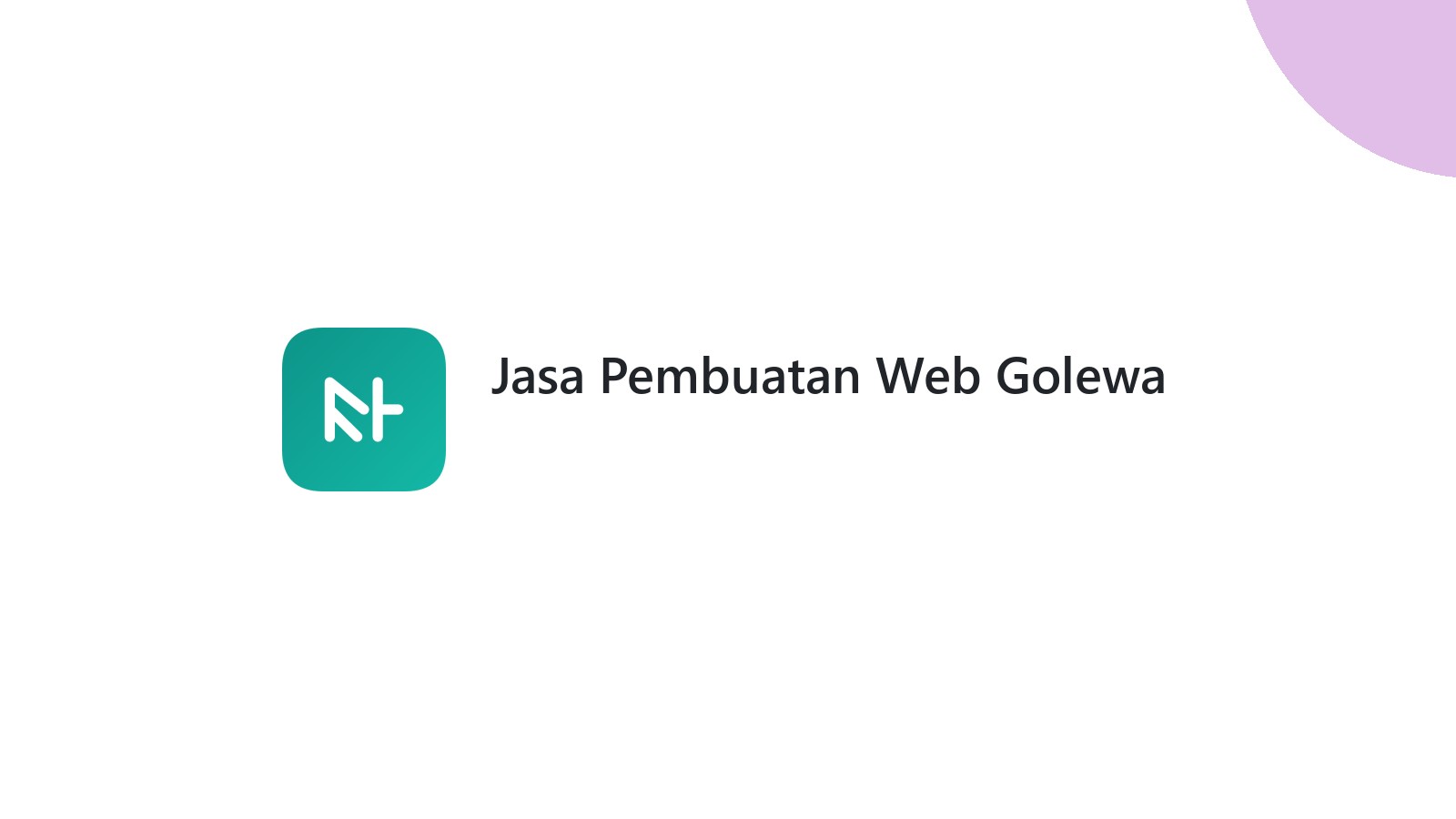 Jasa Pembuatan Web Golewa
