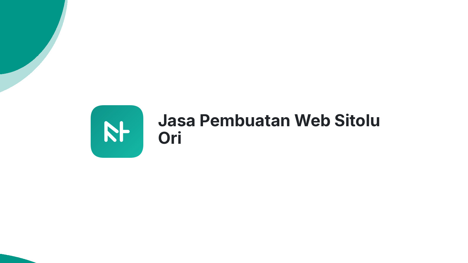 Jasa Pembuatan Web Sitolu Ori