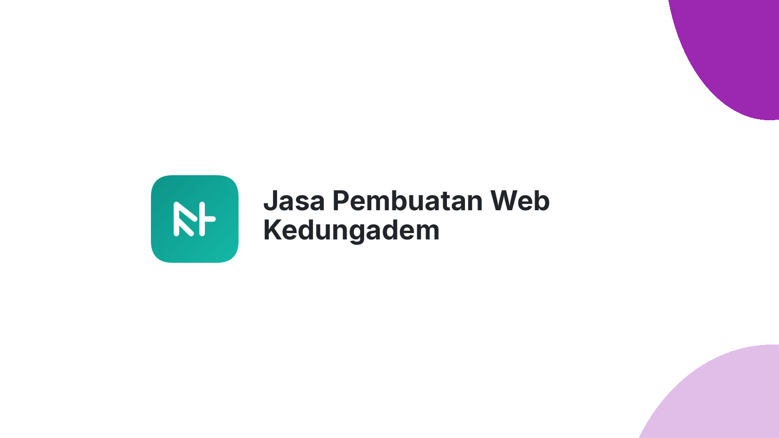 Jasa Pembuatan Web Kedungadem