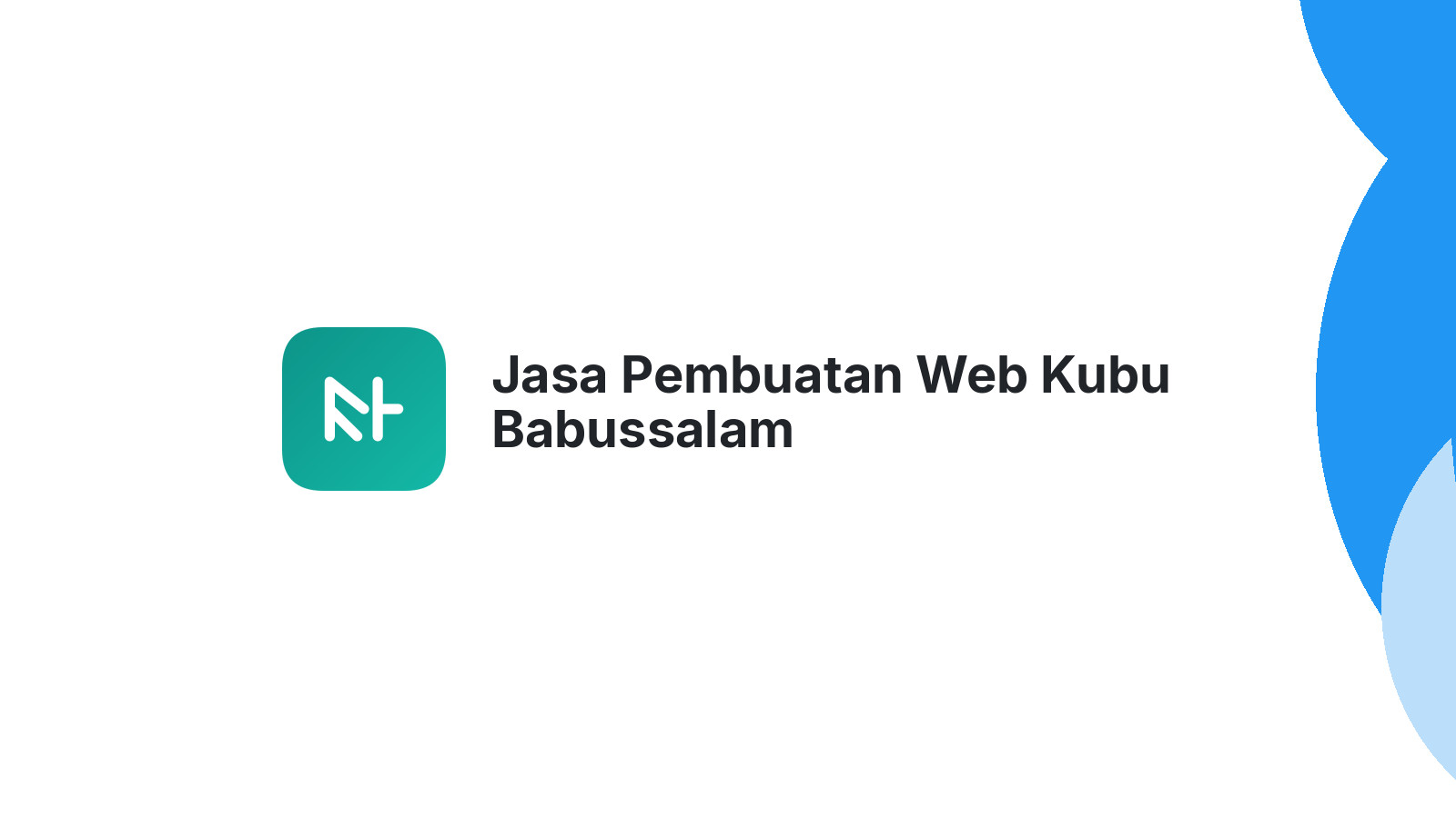 Jasa Pembuatan Web Kubu Babussalam