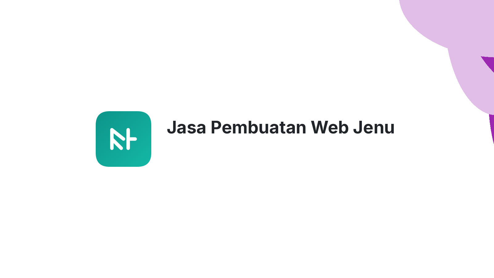 Jasa Pembuatan Web Jenu