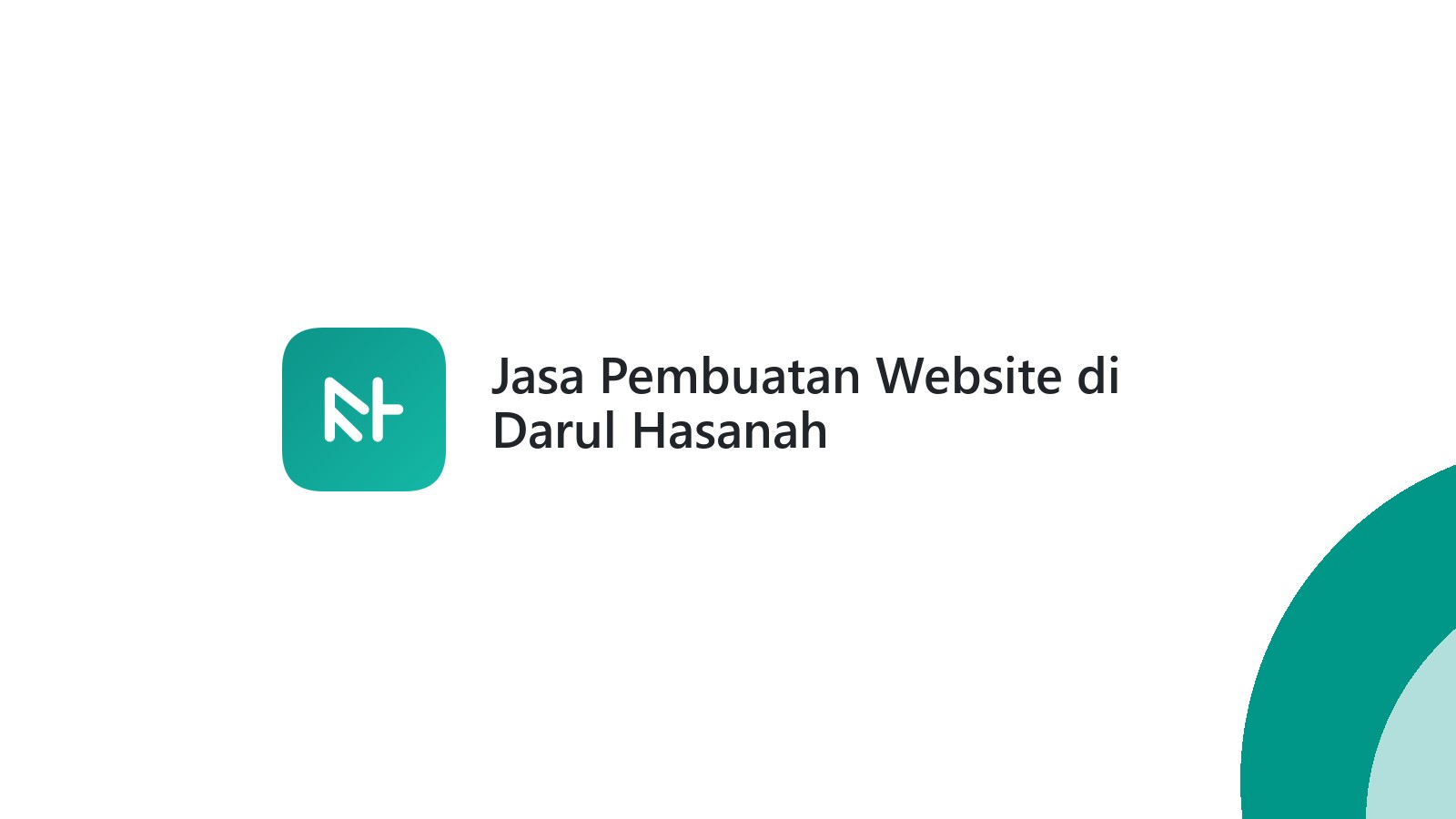 Jasa Pembuatan Website di Darul Hasanah