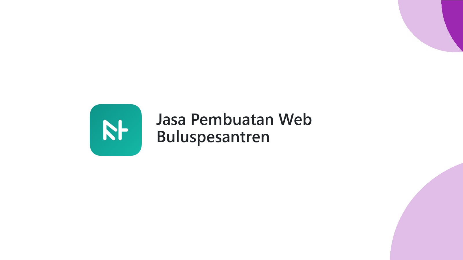 Jasa Pembuatan Web Buluspesantren