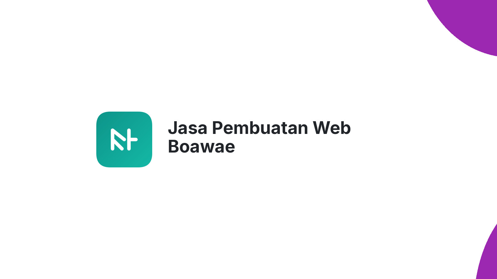 Jasa Pembuatan Web Boawae