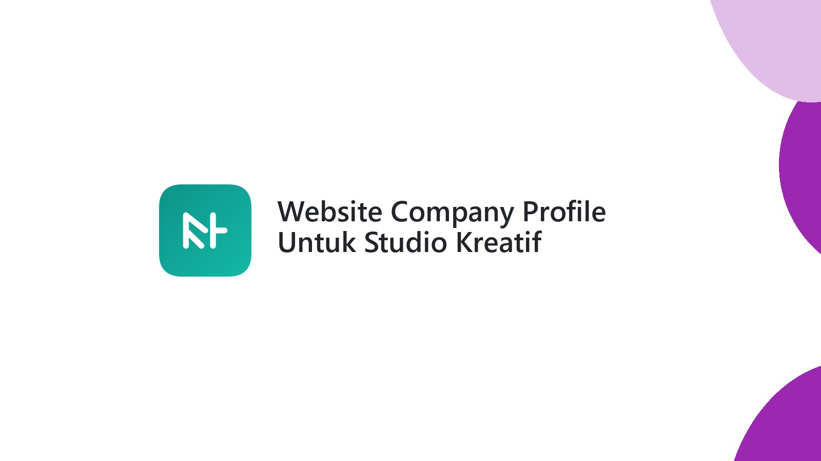 Website Company Profile Untuk Studio Kreatif