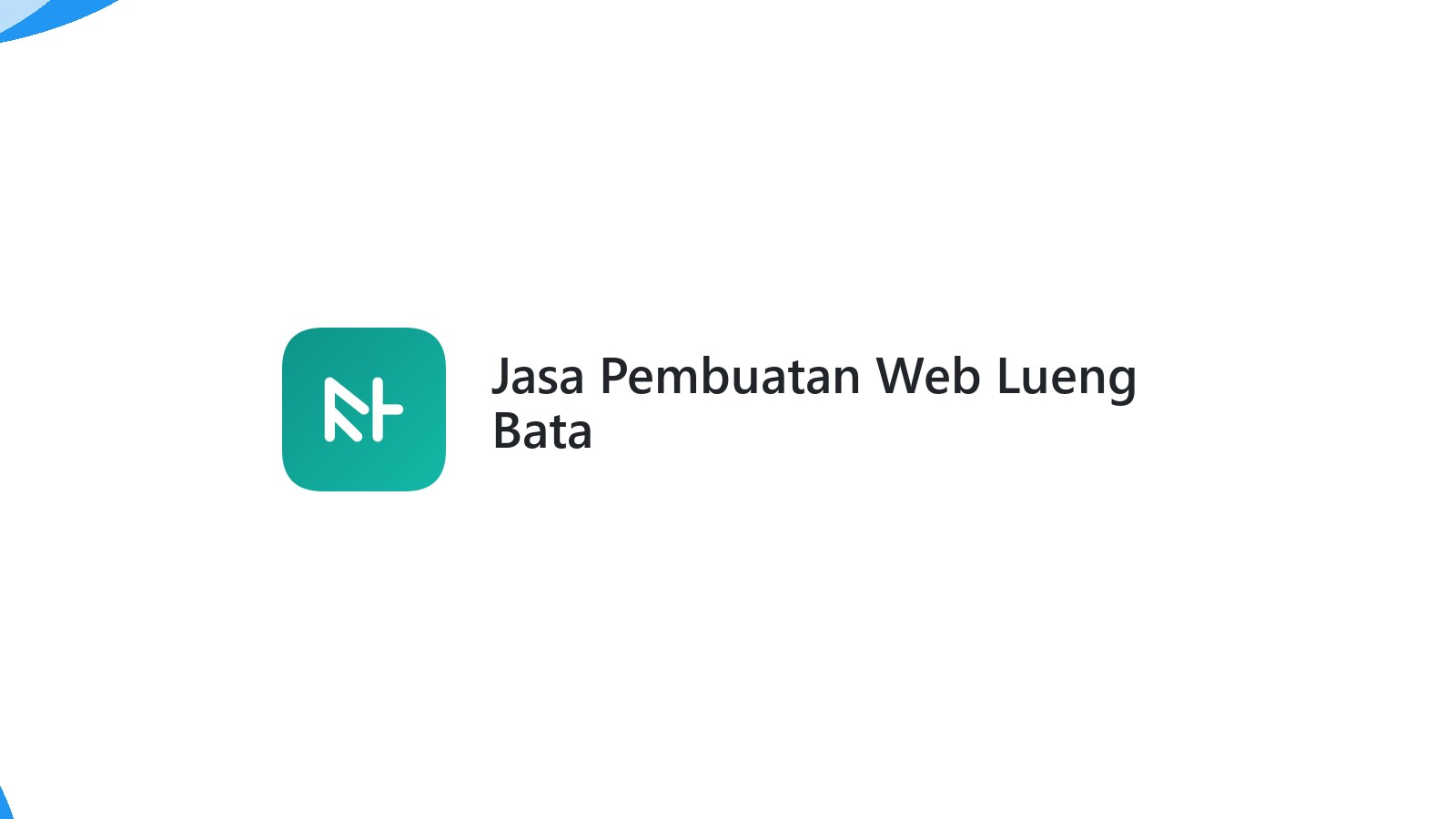 Jasa Pembuatan Web Lueng Bata