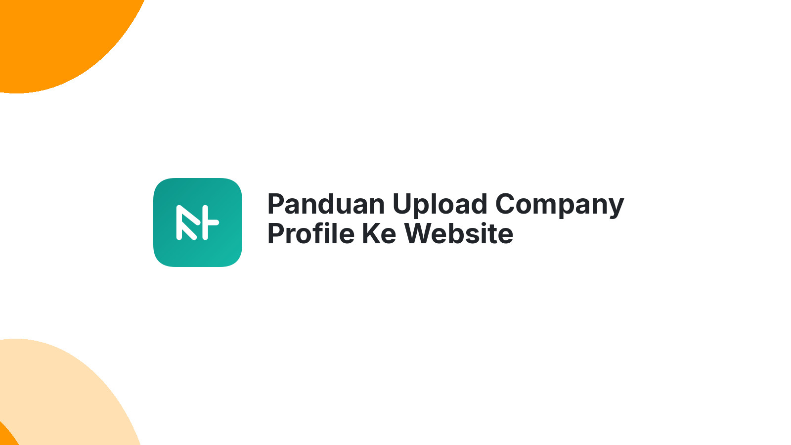 Panduan Upload Company Profile Ke Website