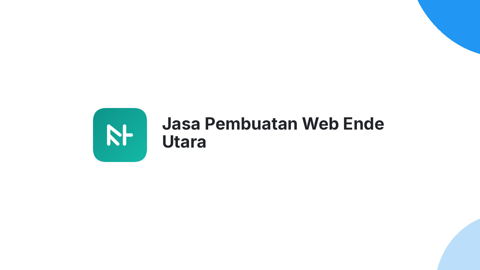 Jasa Pembuatan Web Ende Utara