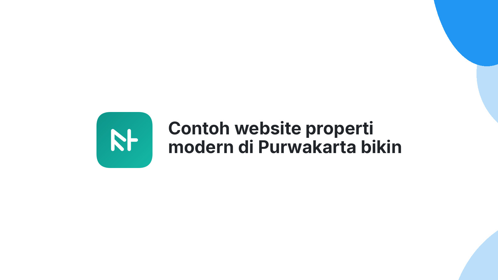 Contoh website properti modern di Purwakarta bikin klien terkesan