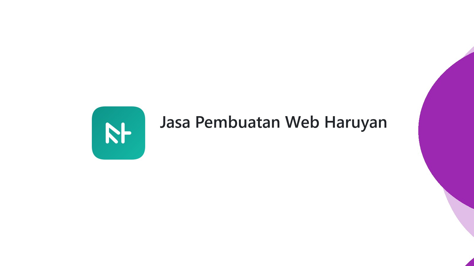 Jasa Pembuatan Web Haruyan