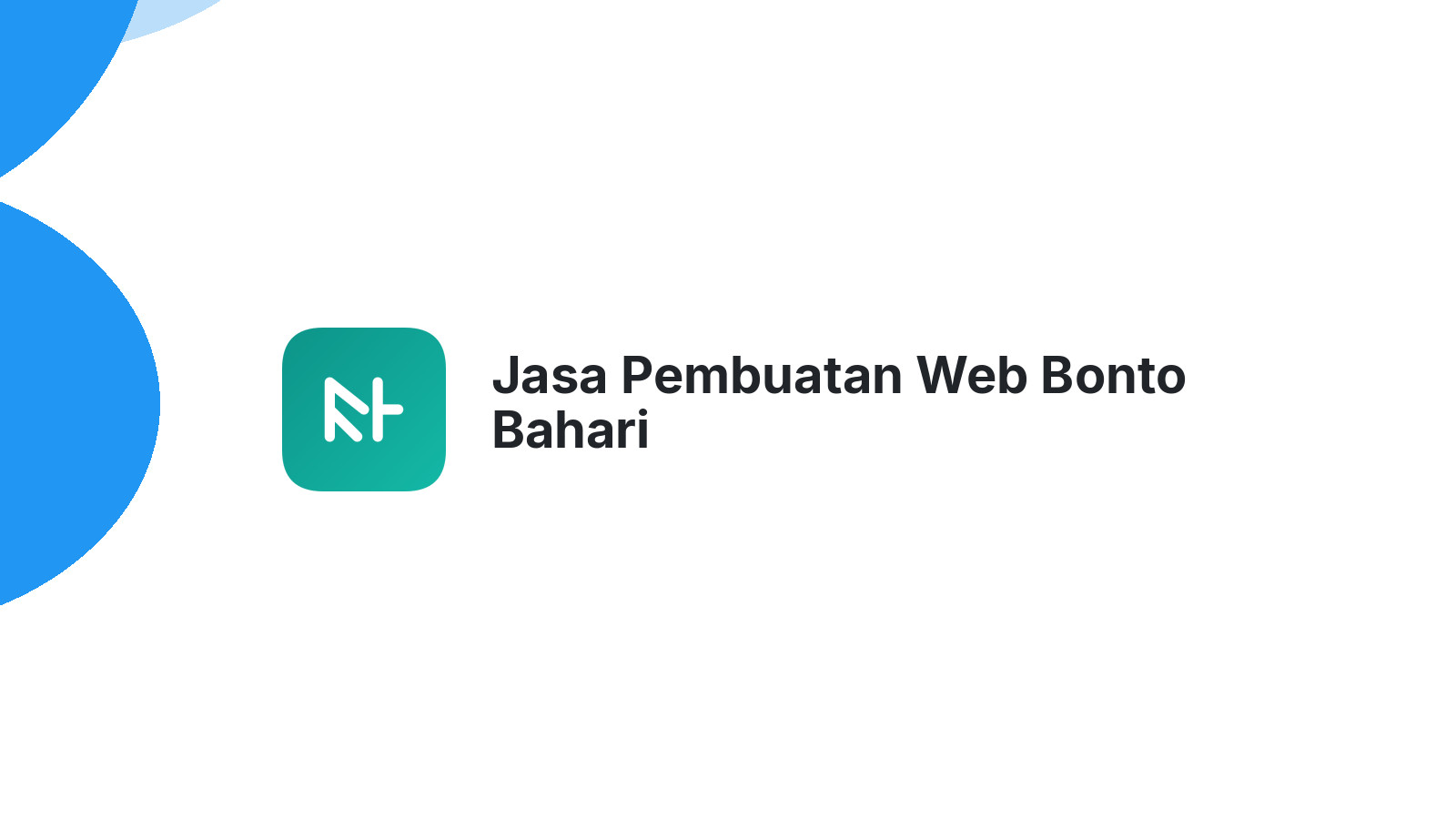 Jasa Pembuatan Web Bonto Bahari