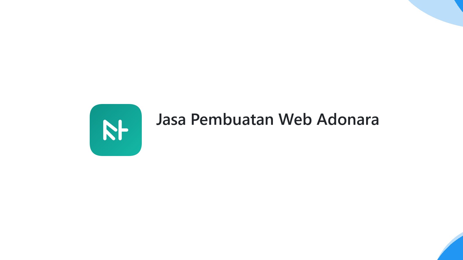 Jasa Pembuatan Web Adonara